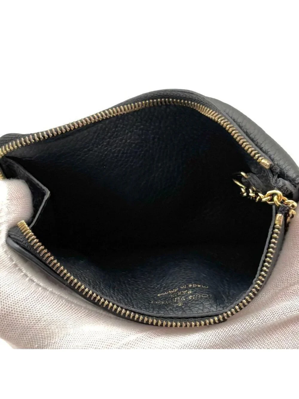Louis Vuitton Wallet Fragment Case Coin Black